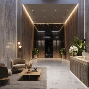 Living Room in 3 BHK Apartment at Eldeco Fairway Reserve, Sector 80 – for Sale