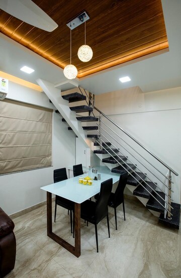 Staircase in 2.5 BHK Penthouse at Goel Ganga Acropolis, Baner – for Rent