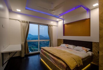 Bedroom in 2.5 BHK Penthouse at Goel Ganga Acropolis, Baner – for Rent