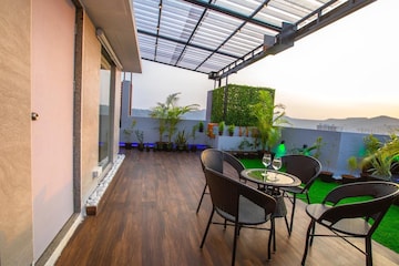 Balcony in 2.5 BHK Penthouse at Goel Ganga Acropolis, Baner – for Rent