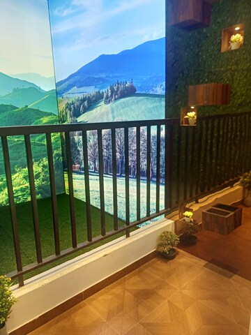 Balcony in 2 BHK Apartment at Green Square, Kasarvadavali – for Sale