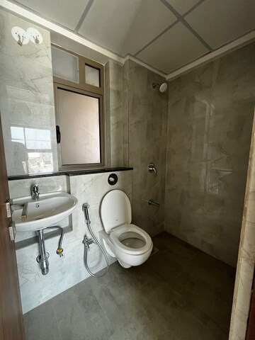 Bathroom in 2 BHK Apartment at Oxford Navrang Oasis, Goregaon West – for Rent