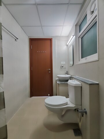 Bathroom in 2 BHK Apartment at Bhartiya Nikoo Homes Phase 2, Thanisandra Main Road – for Sale