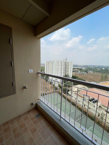Balcony in 2 BHK Apartment at Sobha Dream Gardens, Thanisandra Main Road – for Rent