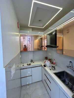 Kitchen in 2 BHK Apartment at Shubh Niketan Apartments, Paschim Vihar – for Sale