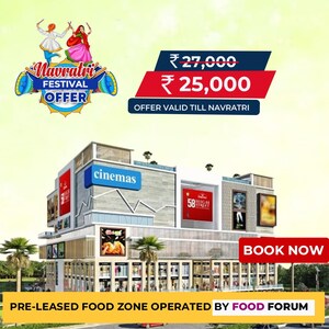  Showroom – Exterior View View at Charms 58 High Street, Raj Nagar Extension - for Sale