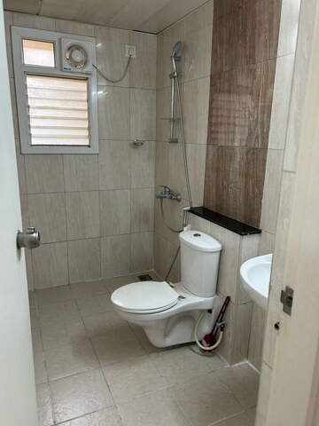 Bathroom in 2 BHK Apartment at Mantri Webcity, Hennur – for Rent