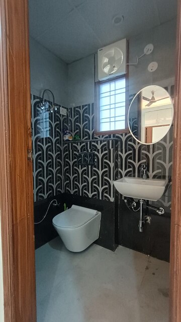 Bathroom in 3 BHK Apartment at Patel Nagar Society, Sector 15 – for Sale