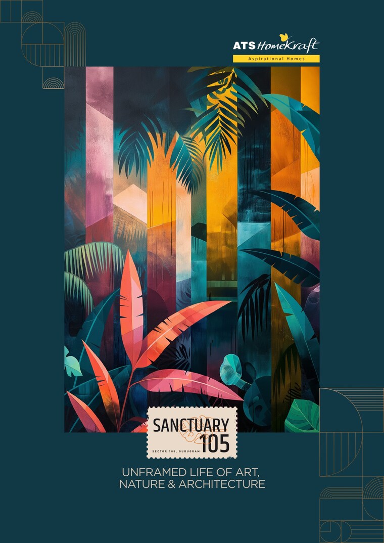 Master Bedroom, ats-homekraft-sanctuary 4 Bedroom 2800 Sq.Ft. Apartment In Sector 105 Gurgaon 8435143