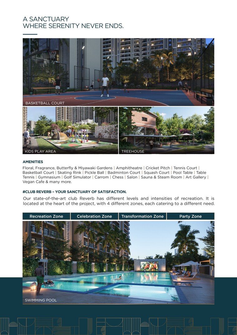 Master Bedroom, ats-homekraft-sanctuary 4 Bedroom 2800 Sq.Ft. Apartment In Sector 105 Gurgaon 8435143