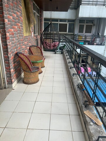 Balcony in 3 BHK Apartment at GH-7 Crossings Republik, Vijay Nagar – for Rent