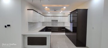 Kitchen in 4 BHK Builder Floor at Srishti Greenfield Homes, Green Fields Colony – for Rent