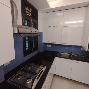 Kitchen in 3 BHK Builder Floor at Nizamuddin – for Rent