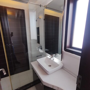 Bathroom in 3 BHK Builder Floor at Nizamuddin – for Rent