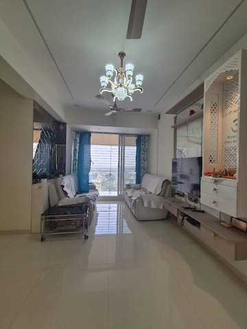 Living Room in 2 BHK Apartment at VM Mohan Palms, Seawoods – for Rent