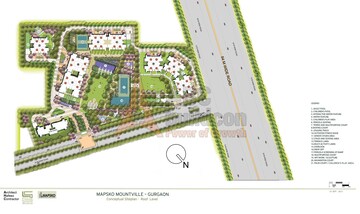 Master Plan in 3.5 BHK Apartment at Mapsko Mount Ville, Sector 79 – for Sale