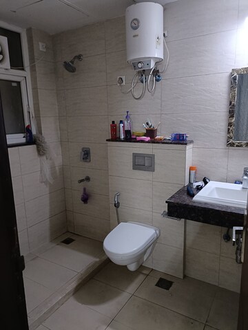 Bathroom in 3 BHK Builder Floor at Puri Aman Vilas, Sector 89 – for Rent