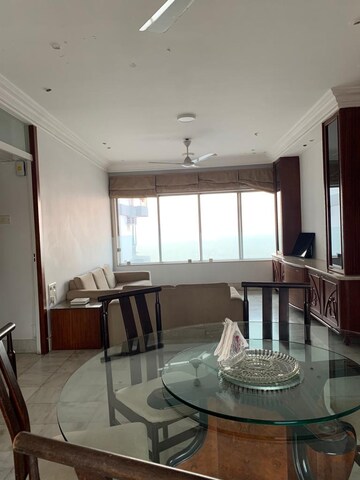 Living Room in 3 BHK Apartment at Jolly Maker Apartment, Cuffe Parade – for Rent