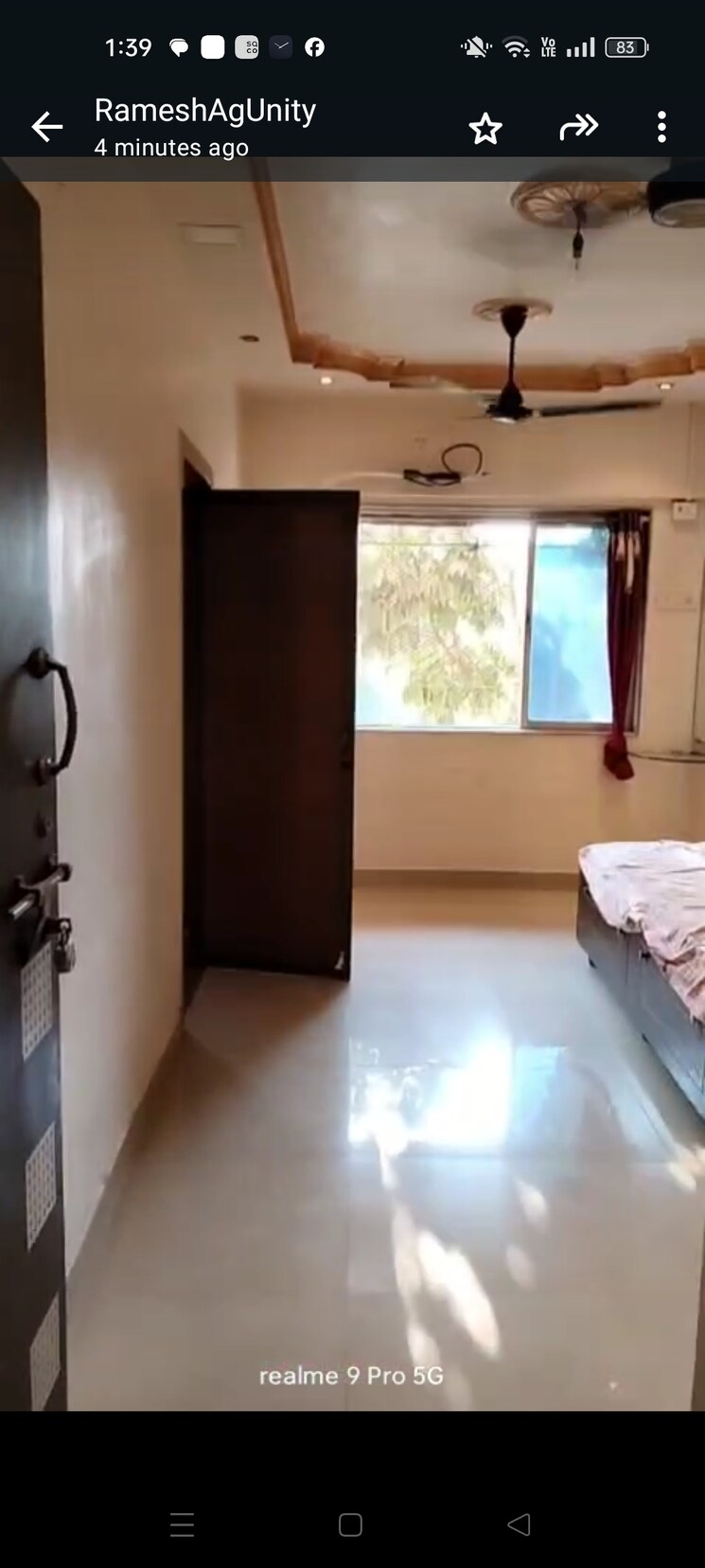Bedroom, sangam-charkop-akash-kiran-chs 2 Bedroom 600 Sq.Ft. Independent House In Charkop Sector 2 Mumbai 8435956