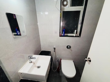 Bathroom in 1 BHK Apartment at Ashar Metro Towers, Vartak Nagar – for Rent