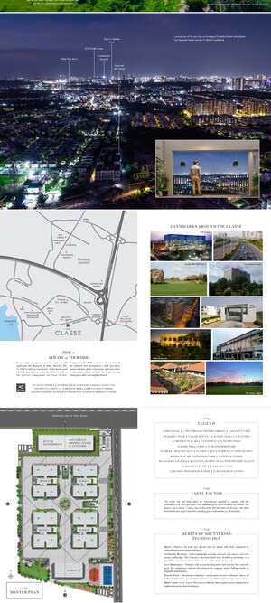 Master Bedroom in 3 BHK Apartment at DSR The Classe, Narsingi – for Sale