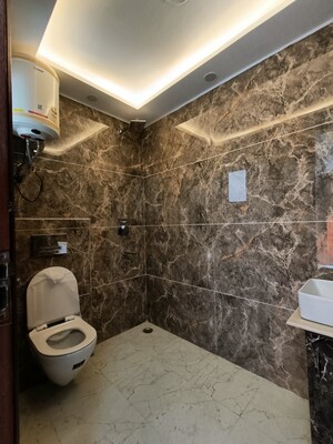 Bathroom in 3 BHK Builder Floor at Khirki Extension – for Sale