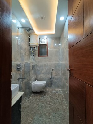 Bathroom in 3 BHK Builder Floor at Khirki Extension – for Sale