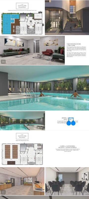Swimming Pool in 3 BHK Apartment at DSR The Classe, Narsingi – for Sale