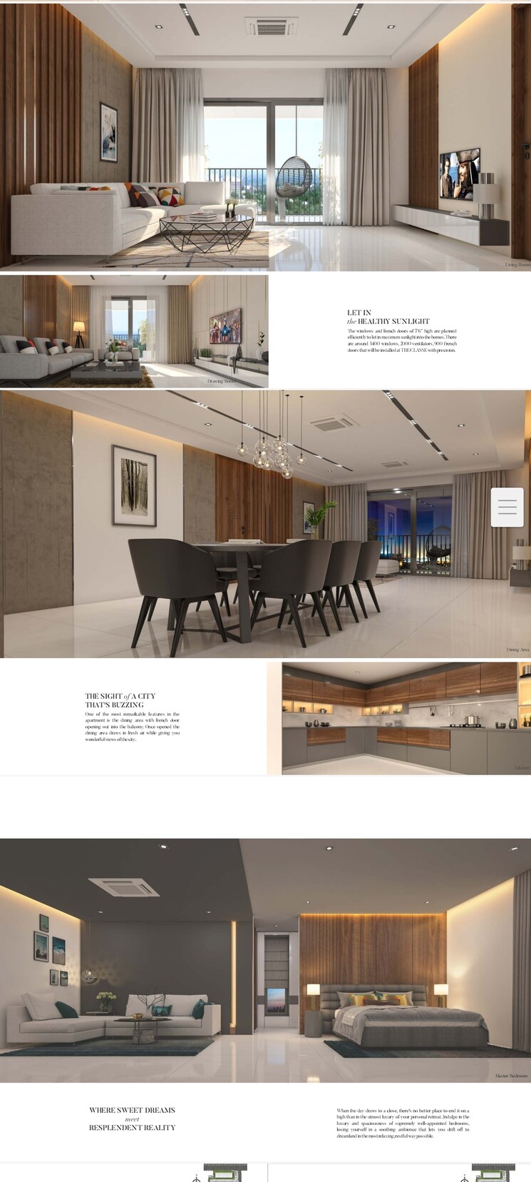 Kitchen, dsr-the-classe 4 Bedroom 3939 Sq.Ft. Apartment In Narsingi Hyderabad 8436451