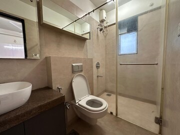 Bathroom in 3 BHK Apartment at Godrej Prime, Chembur – for Rent