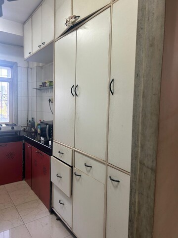 Kitchen in 1 BHK Apartment at Janseva CHS, Goregaon West – for Rent