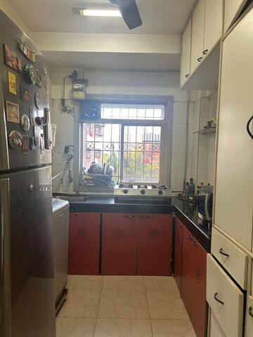 Kitchen in 1 BHK Apartment at Janseva CHS, Goregaon West – for Rent