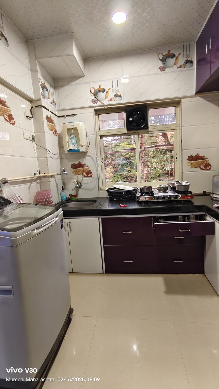 Kitchen, blue-pear 1 Bedroom 430 Sq.Ft. Apartment In Dahisar West Mumbai 8436735