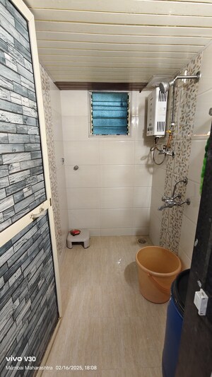 Bathroom in 1 BHK Apartment at Blue Pear, Dahisar West – for Sale