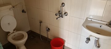 Bathroom in 3 BHK Apartment at Tilak Nagar Building, Tilak Nagar – for Rent