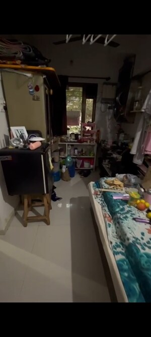 Master Bedroom in 1 RK Apartment at Astha Kalash, Goregaon West – for Sale