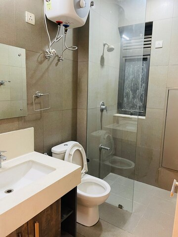 Bathroom in 3 BHK Apartment at Conscient Heritage One, Sector 62 – for Rent
