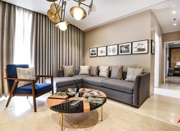 Living Room, ss-the-leaf 3.5 Bedroom 2408 Sq.Ft. Apartment In Sector 85 Gurgaon 8437215