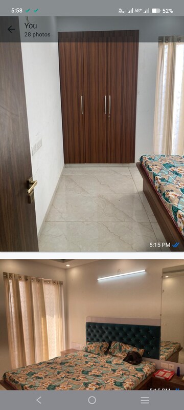Bedroom in 3.5 BHK Apartment at Rishita Manhattan, Gomti Nagar – for Rent