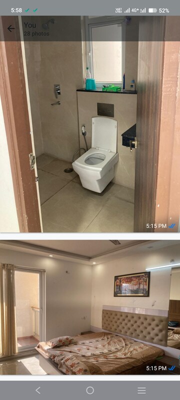 Bathroom in 3.5 BHK Apartment at Rishita Manhattan, Gomti Nagar – for Rent