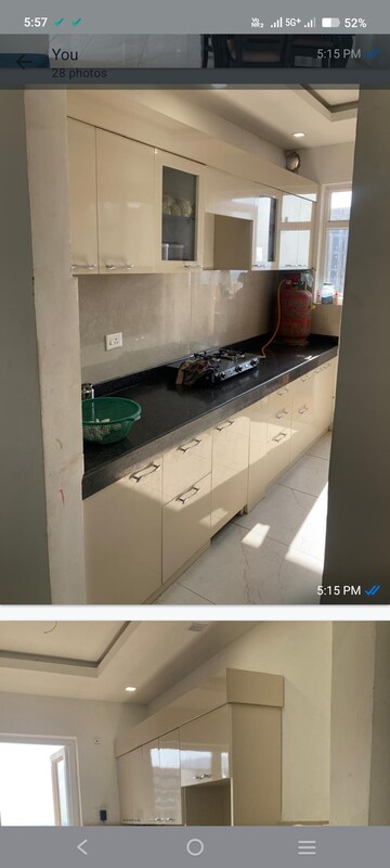 Kitchen in 3.5 BHK Apartment at Rishita Manhattan, Gomti Nagar – for Rent