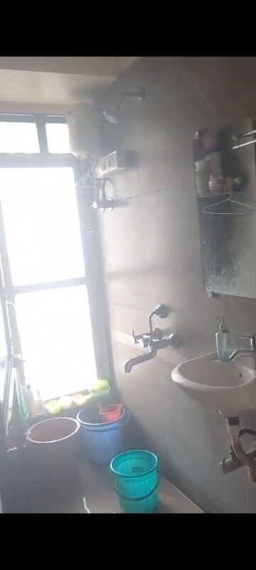 Bathroom in 1 RK Apartment at Julias Wadi CHS, Goregaon East – for Sale