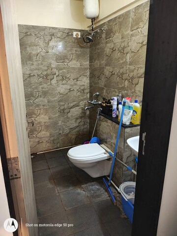 Bathroom in 1 RK Apartment at Nyati Elysia, Kharadi – for Rent