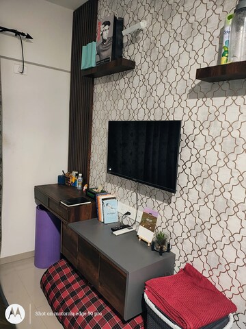 Living Room in 1 RK Apartment at Nyati Elysia, Kharadi – for Rent