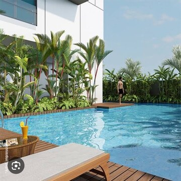 Swimming Pool in 2 BHK Apartment at Chandak Cornerstone, Worli – for Rent