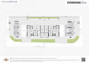 Floor Plan in 2 BHK Apartment at Evershine Bliss, Bandra West – for Sale