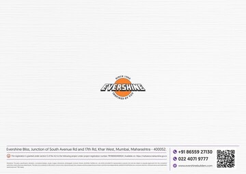 Plot Area in 2 BHK Apartment at Evershine Bliss, Bandra West – for Sale