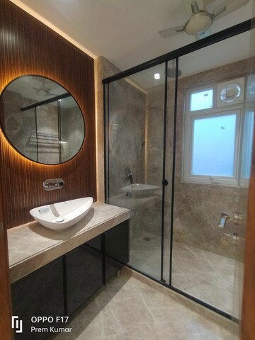 Bathroom in 3 BHK Builder Floor at Boutique Residential Apartments C-253, Defence Colony – for Rent