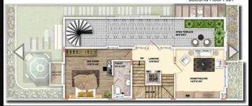 Floor Plan in 5 BHK Villa at MIMS Habitat, Hennur Road – for Sale