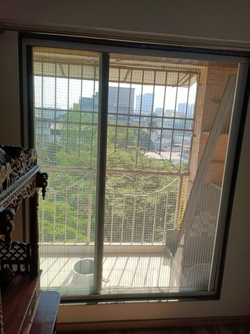 Balcony in 2 BHK Apartment at Rustomjee Urbania, Majiwada – for Rent